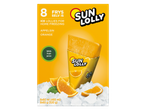 8 Sun Lolly sinaasappel ijslolli's voor thuis invriezen.