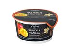 Delux mangó és vanília ízesítésű joghurt.
