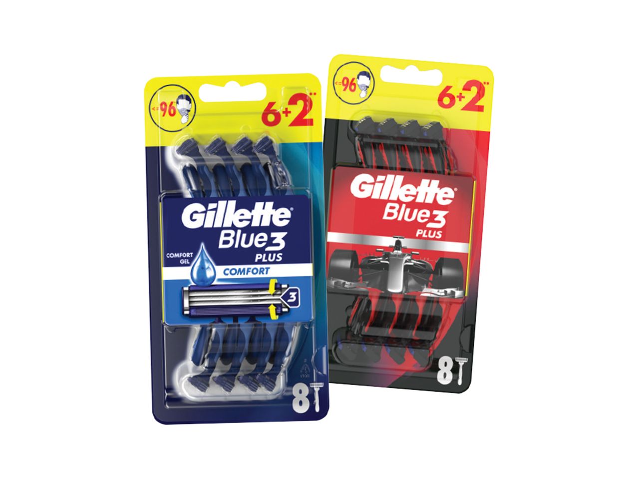 Pakovanja Gillette Blue3 žileta.