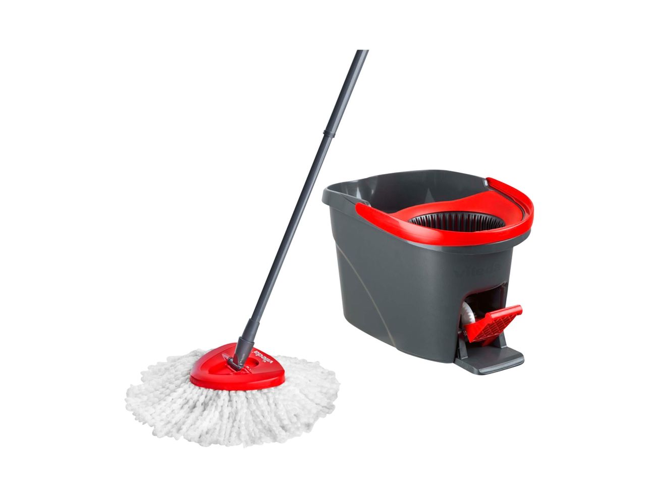 Vileda EasyWring ir Clean Turbo sukamasis šluostės ir kibiro rinkinys