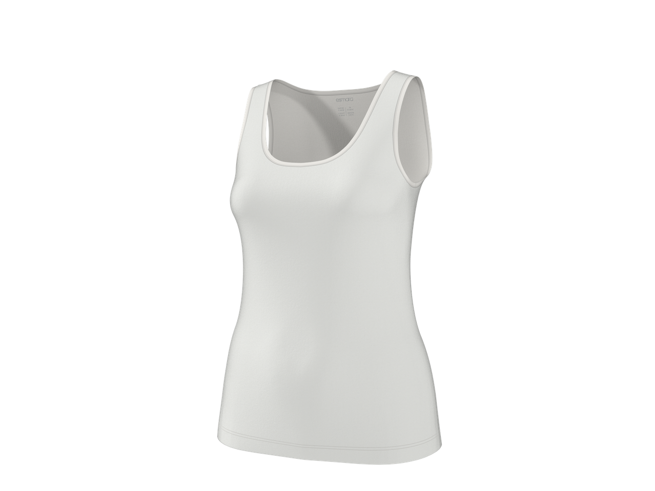 Beli ESMARA top sa okruglim izrezom i širokim bretelama.