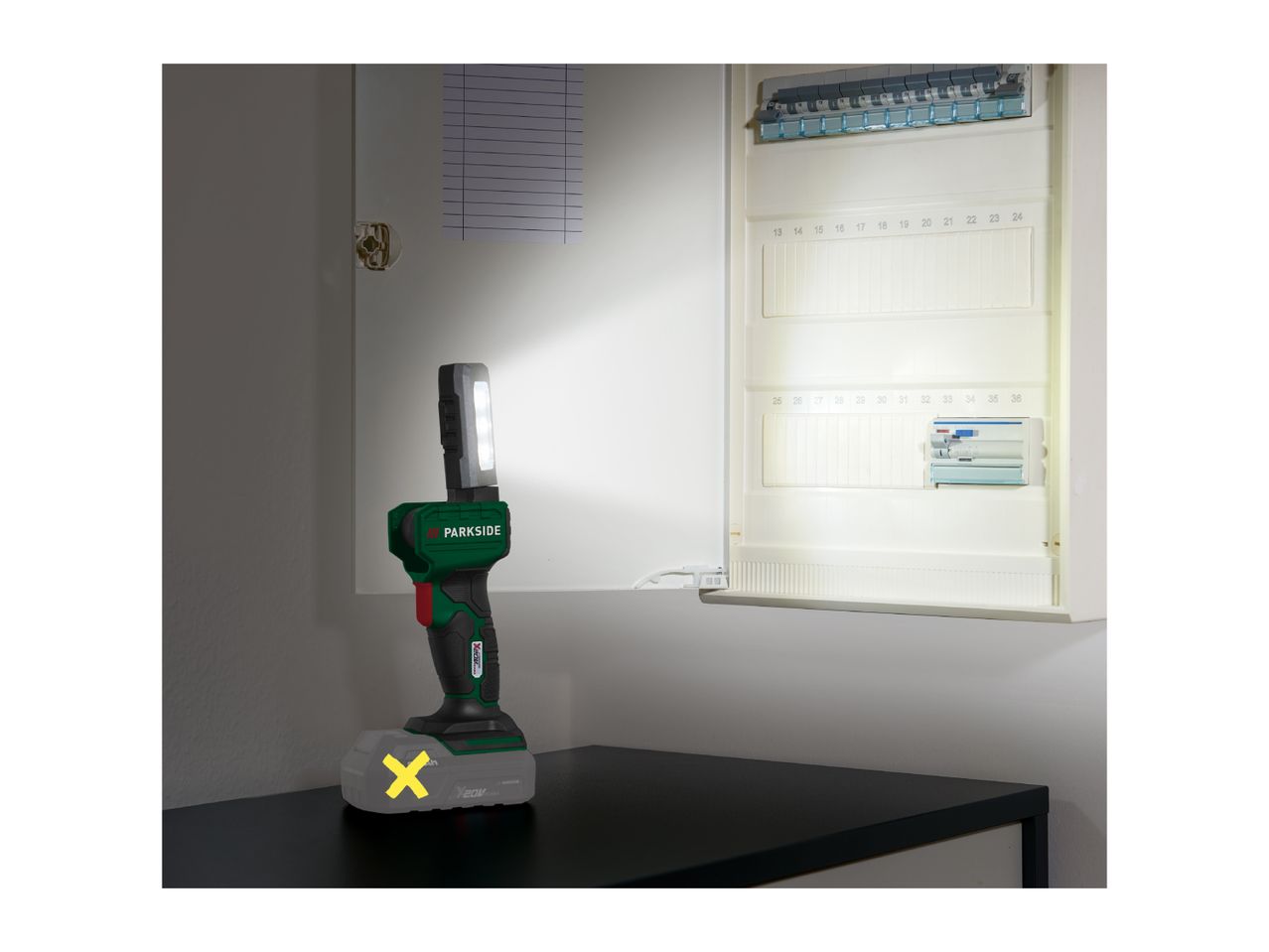 PARKSIDE 20V Cordless LED Work Light - Bare Unit