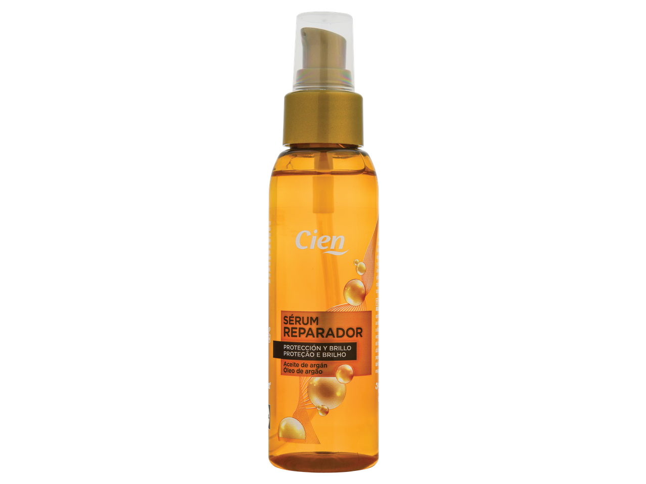 Sérum capilar Cien para proteção e brilho com óleo de argão