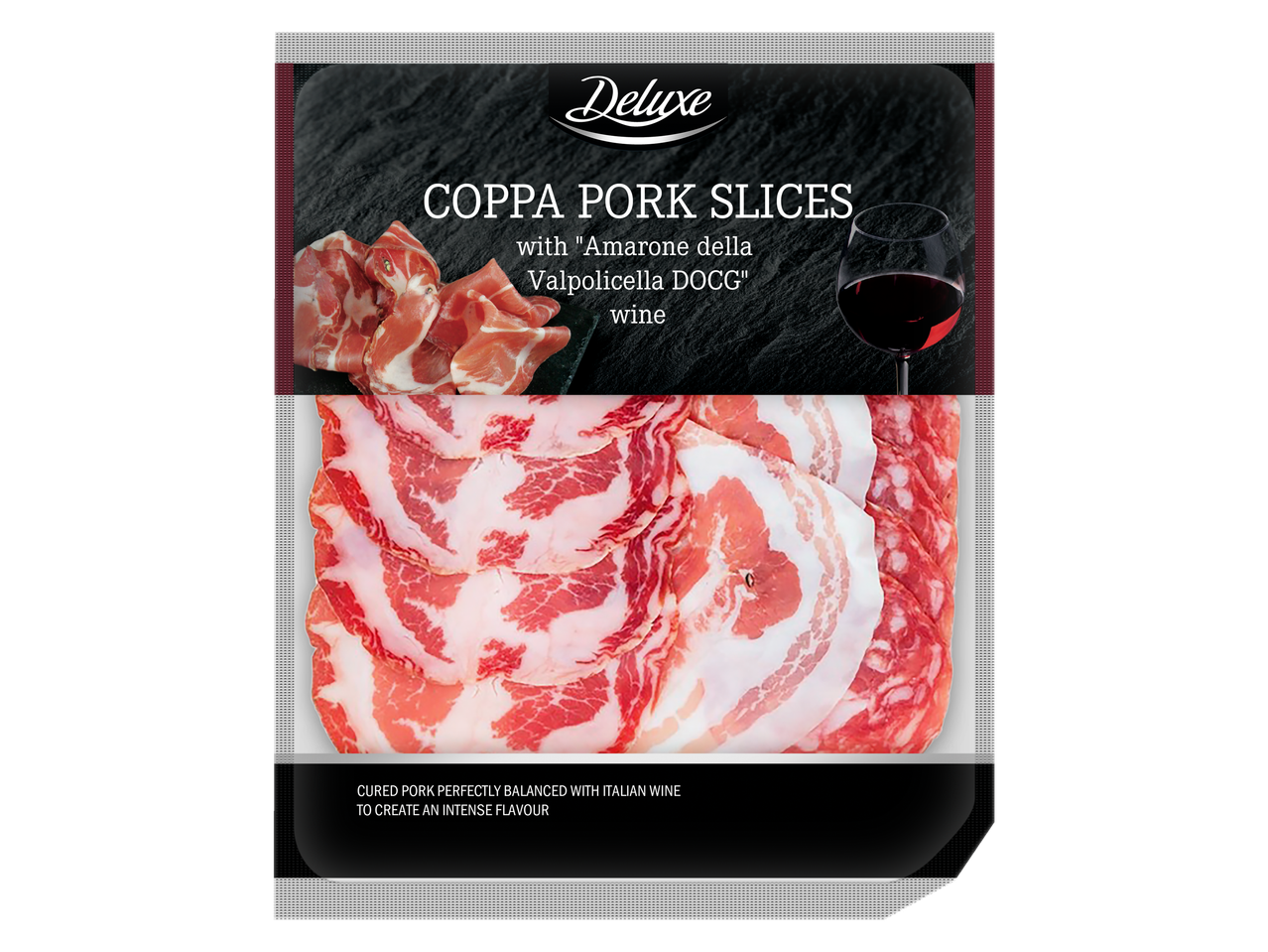 Deluxe Coppa sea sisse, Itaalia veiniga küpsetatud.