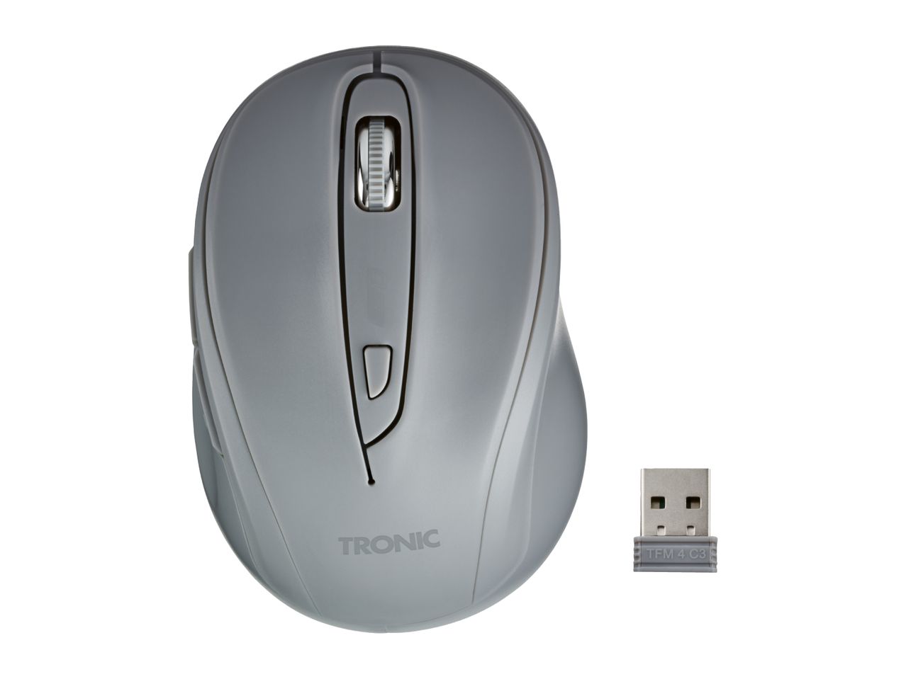 TRONIC Wireless Mouse - Black/Grey