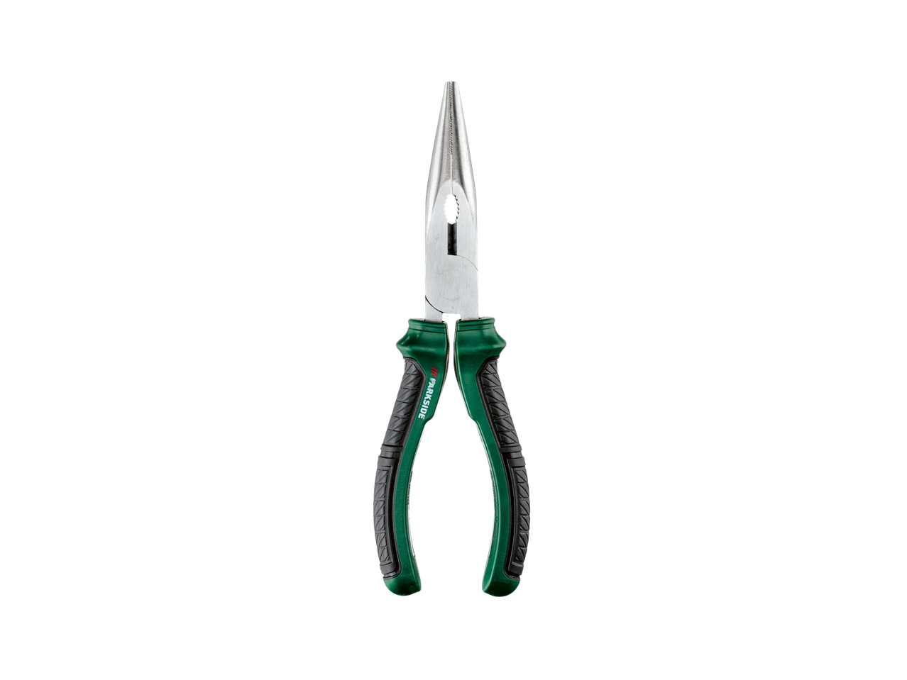 PARKSIDE long nose pliers with green and black handle