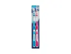 Two Dentalux toothbrushes with tongue cleaner.