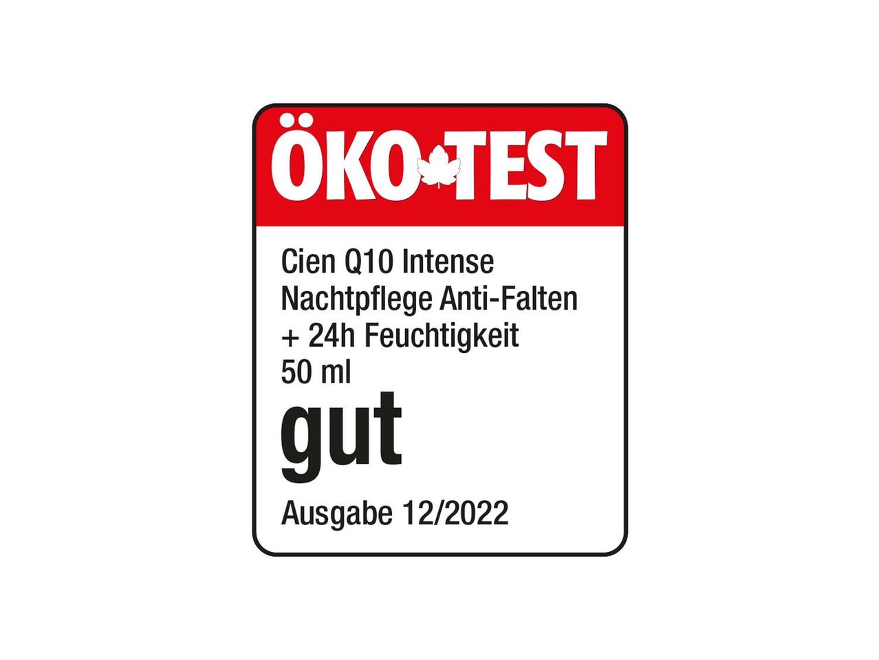 Gehe zu Vollbildansicht: Cien Q10 Intense Nachtpflege Anti-Falten + 24h Feuchtigkeit 50 ml - Bild 2