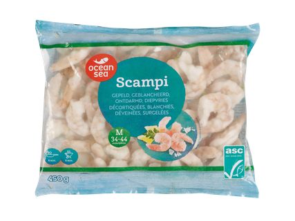 OCEAN SEA Scampi's geblancheerd