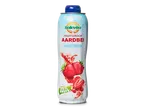 Solevita aardbei fruitsyrup, 75% fruit.