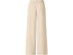 Pantaloni largi ESMARA de damă, crem, cu talie elastică.