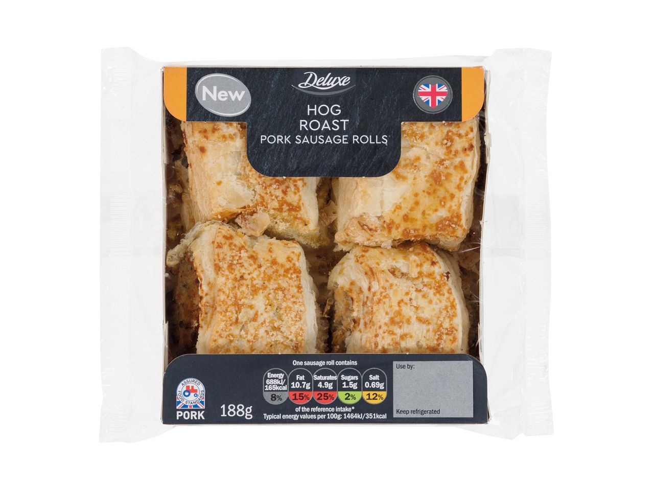 Go to full screen view: Deluxe Premium Sausage Rolls - Image 1