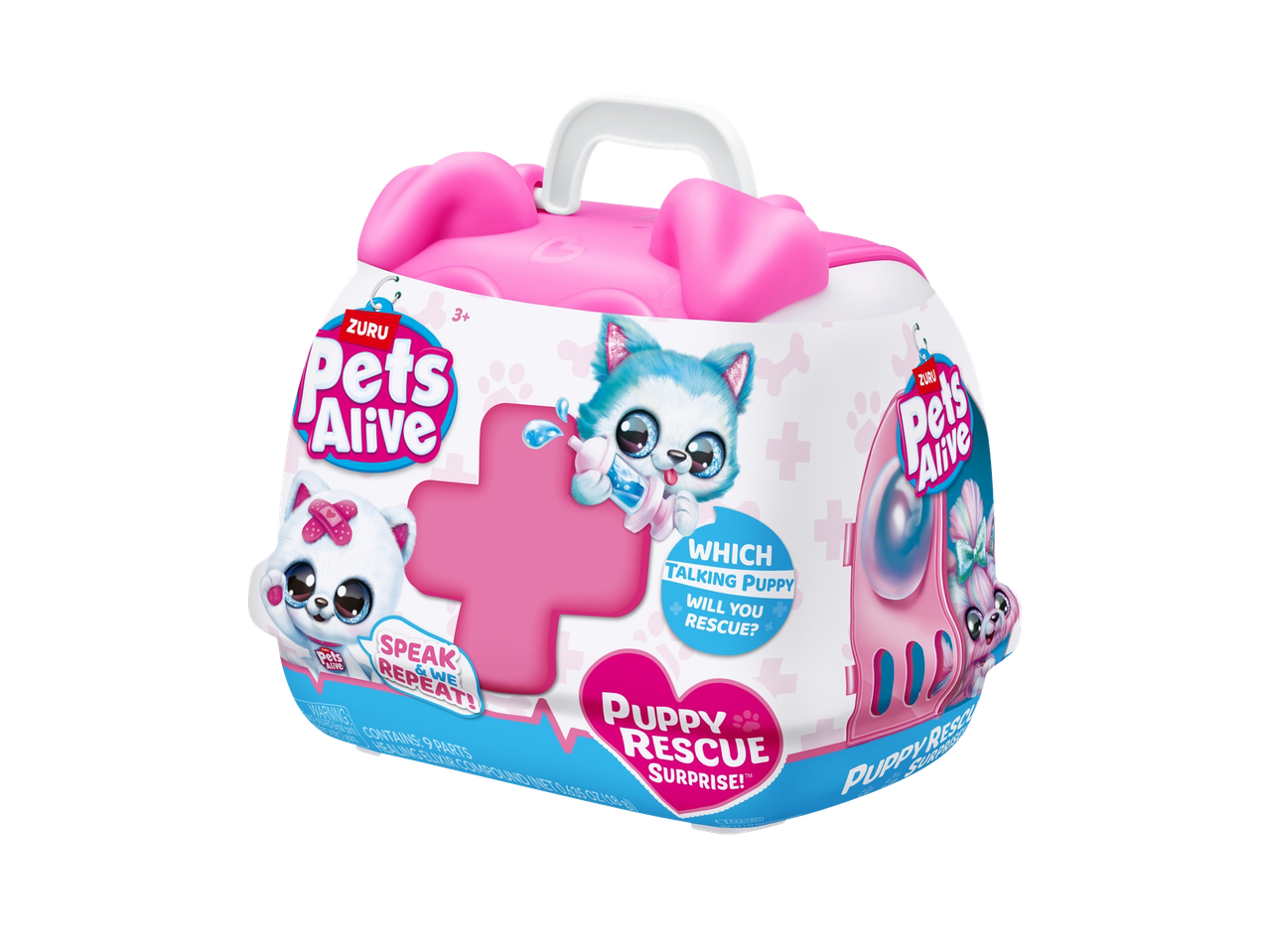 Zuru® Pets Alive Puppy Rescue Surprise, runājoša kucēnu glābšanas rotaļlieta.