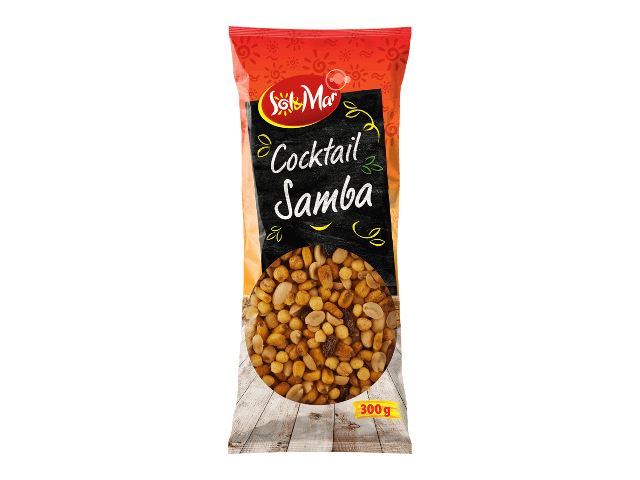 Pussi Jhal Muri -merkkistä Cocktail Sambaa.