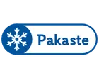 Pakaste-merkki, jossa on lumihiutale ja teksti 'Pakaste' sinisellä pohjalla.
