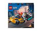 LEGO City Go-Karts and Race Drivers set box showing two minifigures racing go-karts.