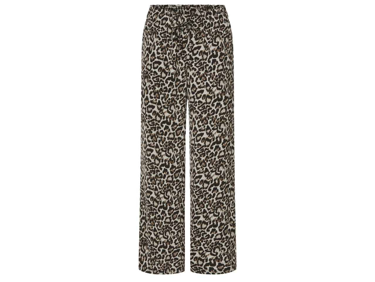 Дамски панталон с леопардов принт.