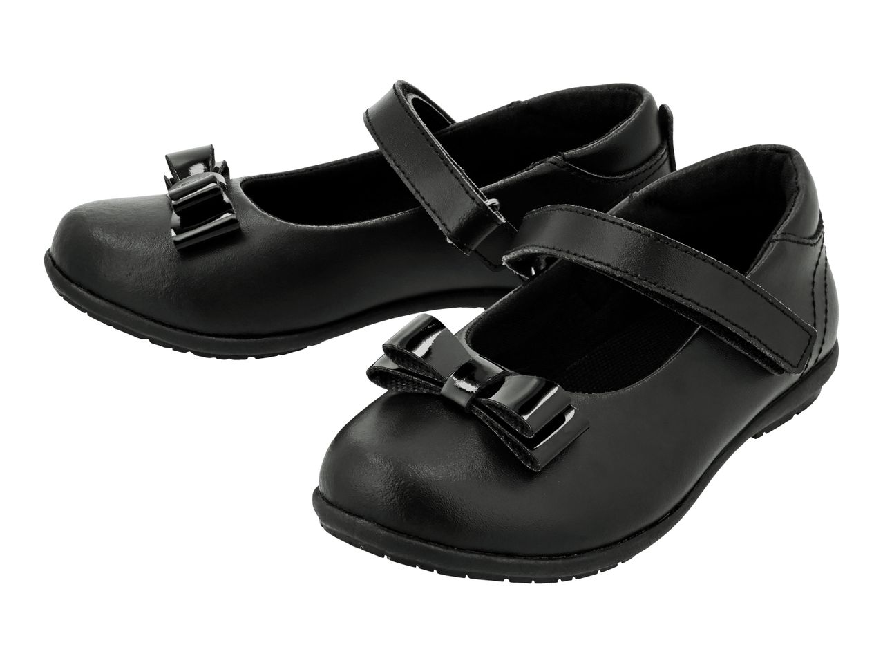 Leather Shoes With Decorative Bow