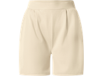 Pantaloni scurți crem ESMARA Caprileggings cu talie înaltă și pliuri