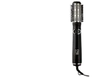 Cien BEAUTY Rotating Hot Air Styling Brush in black with silver accents