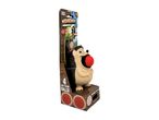 Hedgehog popper toy with four soft foam balls in a display box.