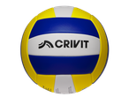 CRIVIT odbojkaška lopta u plavoj, beloj i žutoj boji
