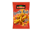 El Tequito Tortilla Rolls in sweet tomato flavor, 125g bag.