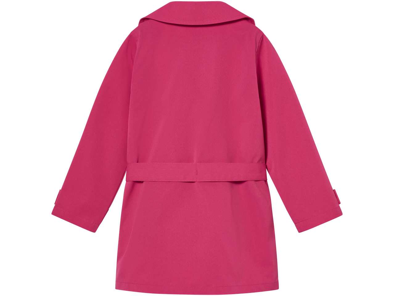 Rosa damrock med bälte.