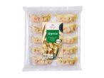 Pack of Japanese-style gyoza dumplings with cabbage and vegetable filling, 150g.