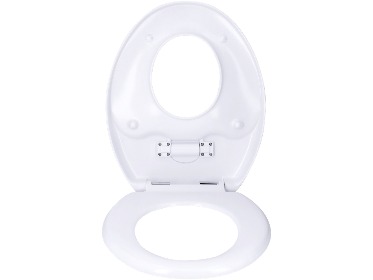 Abattant de toilettes enfant blanc.