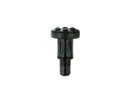 VITALMAXX® Minimassagepistol: Black massage head with four nubs.