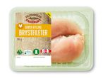 Pakke med Vilstrupgård dansk kyllingebrystfilet, 280 g.