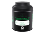 Chá verde aromatizado com sabores exóticos de abacaxi, limão e gengibre.