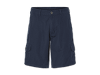 Dunkelblaue Cargo-Shorts.