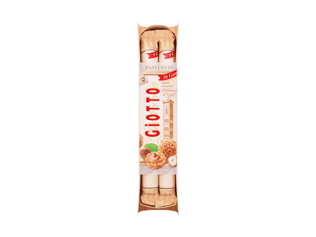 Verpackung mit 36 Haselnuss-Gebäckstücken nach original italienischem Rezept