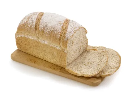 Bruin vierkant brood