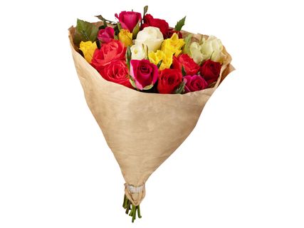 Sokszínű rózsacsokor*