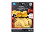 Deluxe tomato & mozzarella ravioli: Italian pasta.