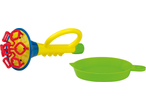 Lupilu Bubble Set with a yellow bubble blower and a green tray.