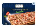 Frozen pizza Margherita with tomato and mozzarella, 1070g (2x 535g) in a blue box.