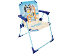 Преклопива столица са ликовима из цртаног филма Bluey.