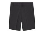 Dark grey school shorts.