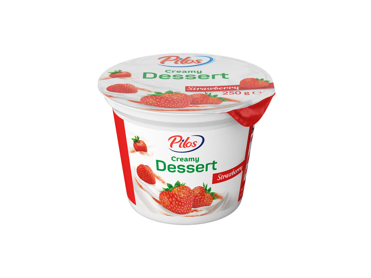Desert cremos cu căpșuni Pilos.
