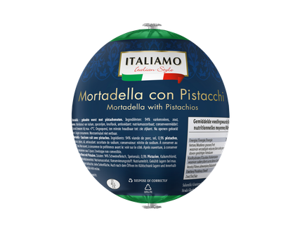 ITALIAMO Mortadella met pistache