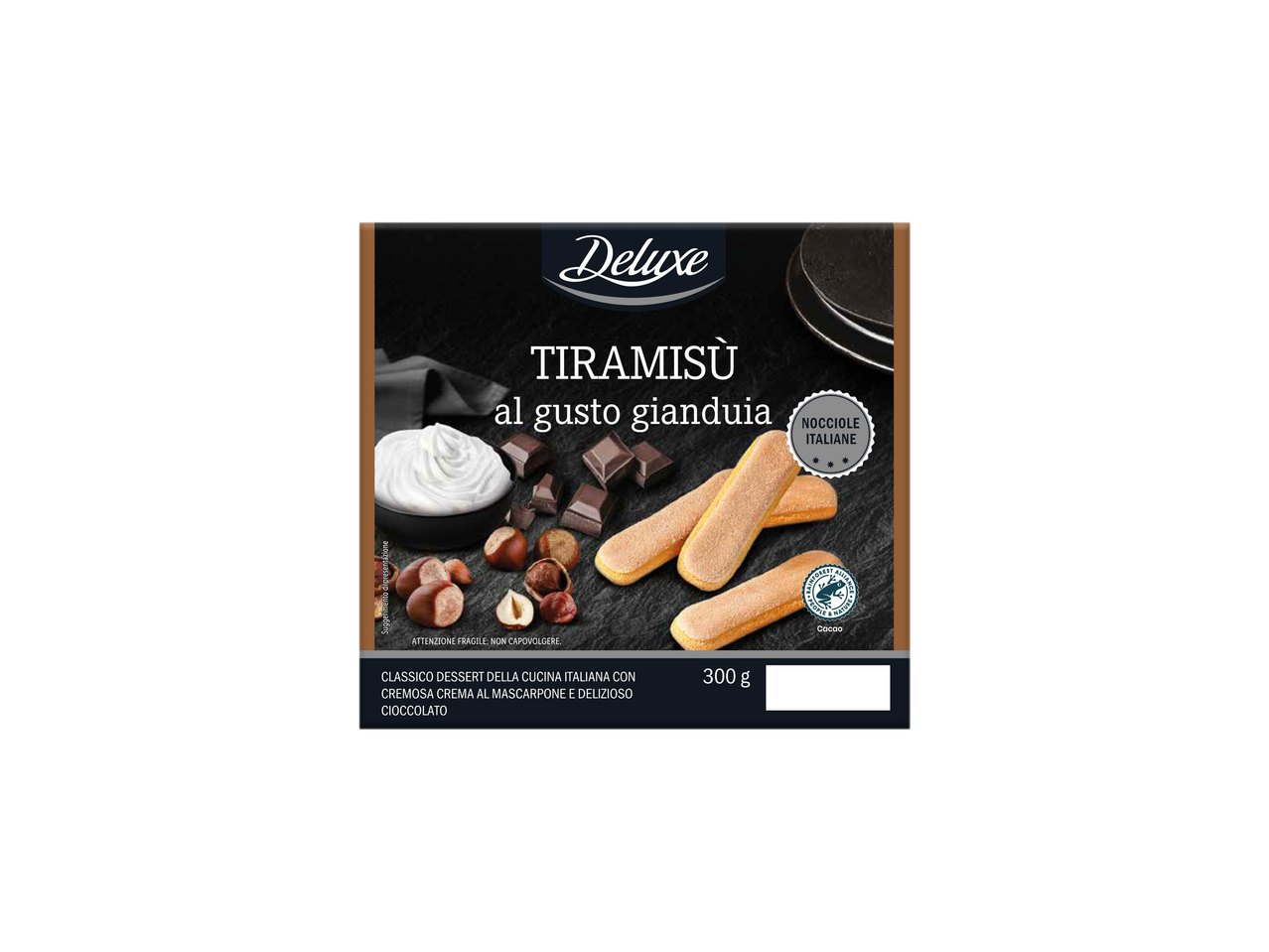 Tiramisù al gusto gianduia