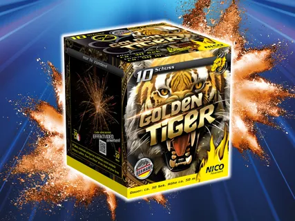 NICO Gold Glamour-Batterie „Golden Tiger“ **