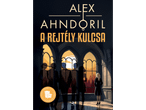A rejtély kulcsa című könyv borítója, rajta egy ablak előtt álló alakok sziluettjével.