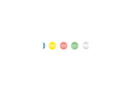 App icon with colorful dots and abstract patterns on a white background.