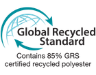 Global Recycled Standard Contains 85% GRS Certified Recycled Polyester