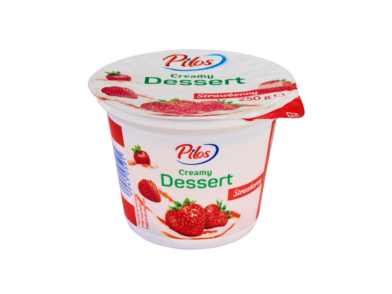 Desert cremos Pilos cu căpșuni, 250g